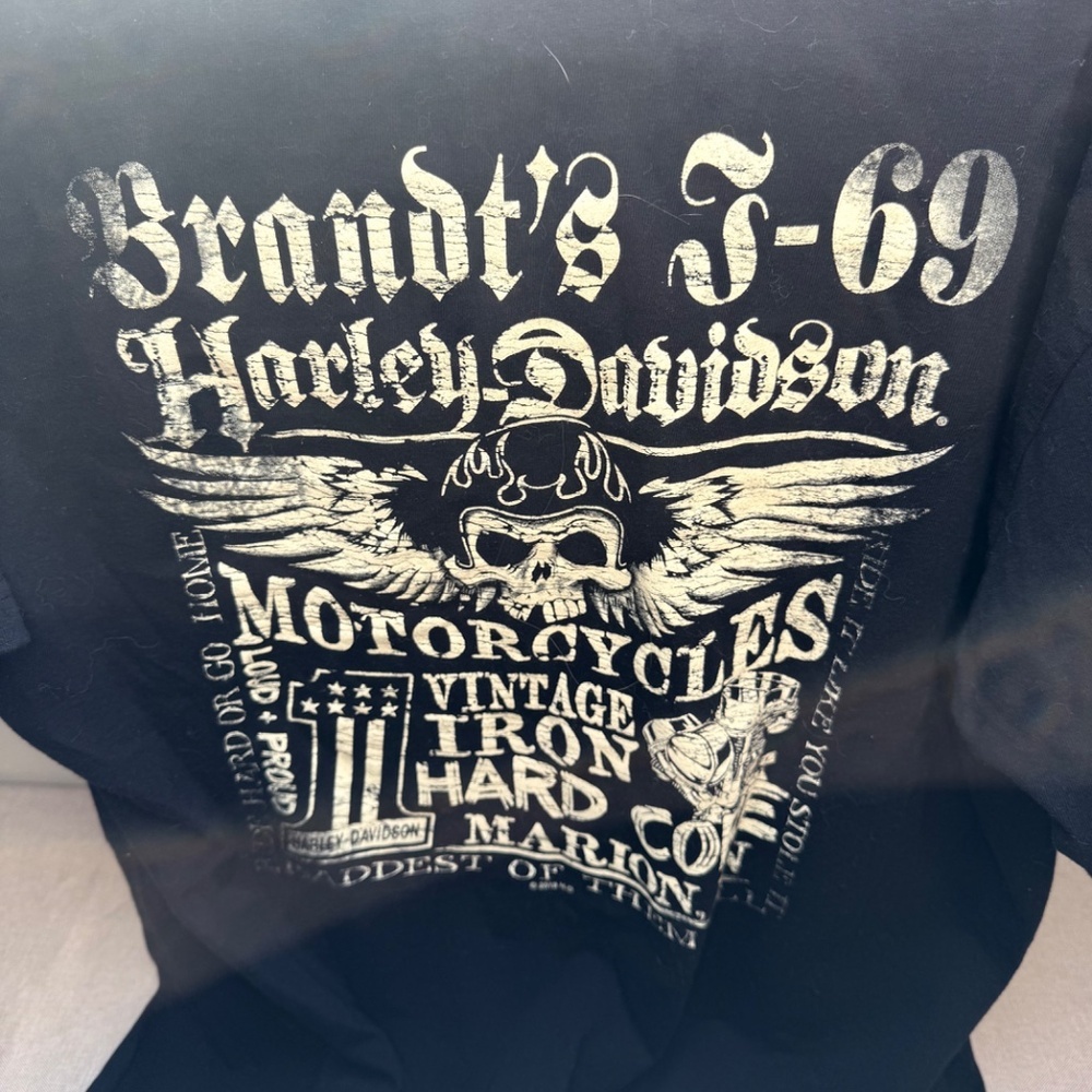Harley Davidson Riders Wanted T-Shirt Indiana Size XL - Picture 7 of 8